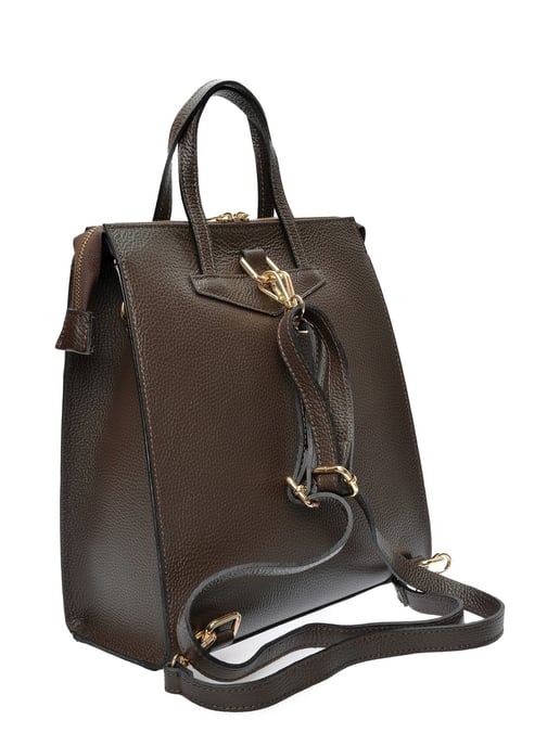 Luisa Vannini Kastanienbraun Rindsledertasche - Image 2