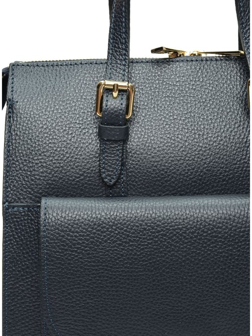 Luisa Vannini Blau Rindsledertasche - Image 3
