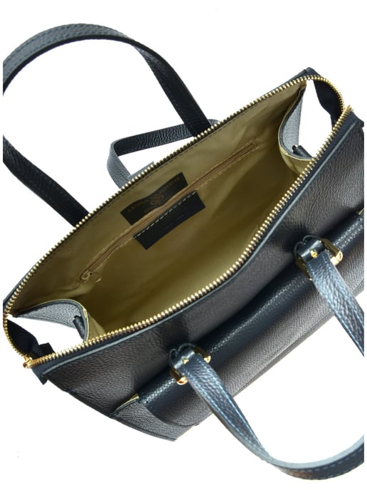 Luisa Vannini Blau Rindsledertasche - Image 4
