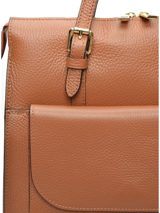 Luisa Vannini Braun Rindsledertasche - Image 3