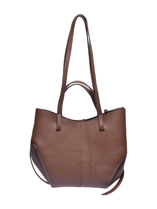 Luisa Vannini Kastanienbraun Rindsledertasche - Image 1
