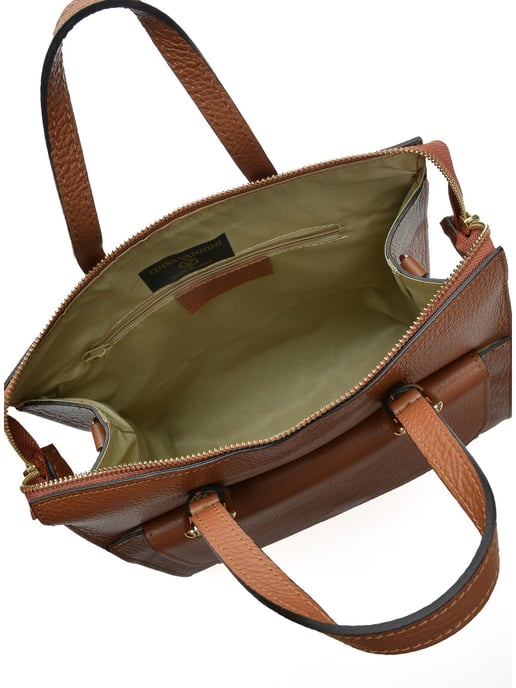 Luisa Vannini Braun Rindsledertasche - Image 4