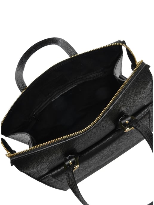 Luisa Vannini Schwarz Rindsledertasche - Image 4