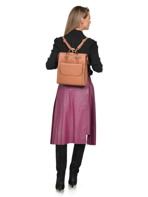 Luisa Vannini Braun Rindsledertasche - Image 5