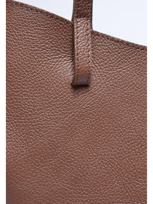Luisa Vannini Kastanienbraun Rindsledertasche - Image 3