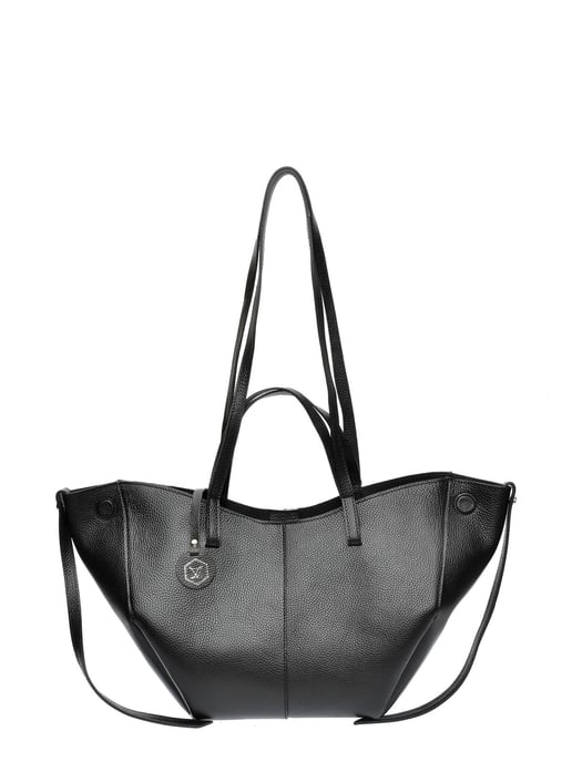 Luisa Vannini Schwarz Rindsledertasche - Image 1