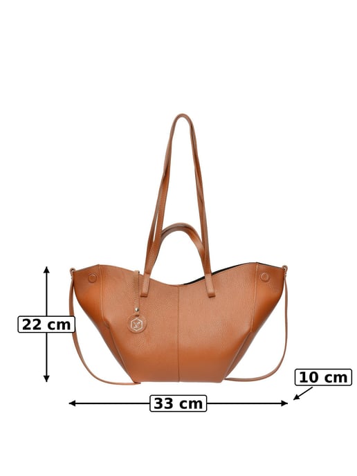 Luisa Vannini Braun Rindsledertasche - Image 6