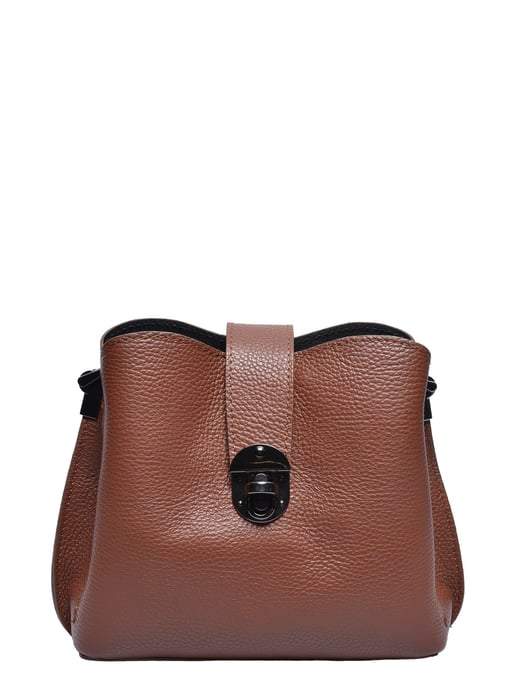 Luisa Vannini Kastanienbraun Rindsledertasche - Image 1