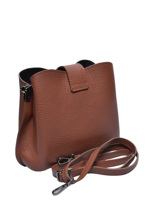 Luisa Vannini Kastanienbraun Rindsledertasche - Image 2