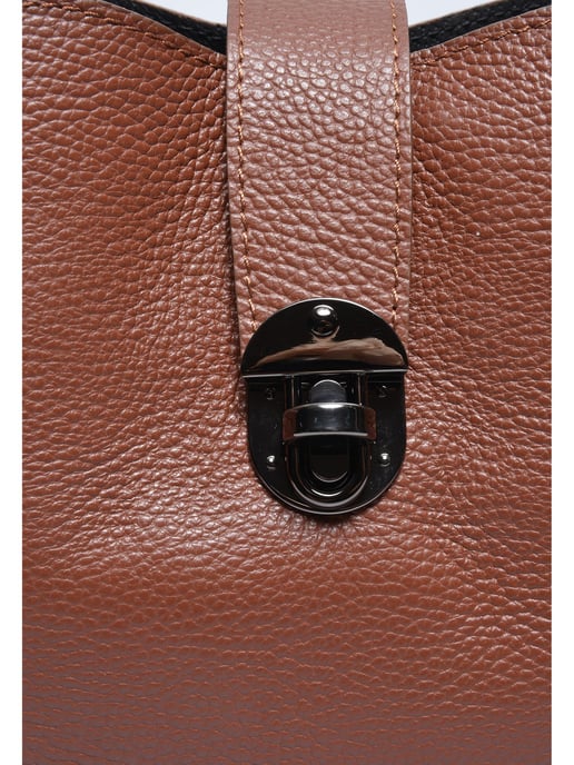 Luisa Vannini Kastanienbraun Rindsledertasche - Image 3