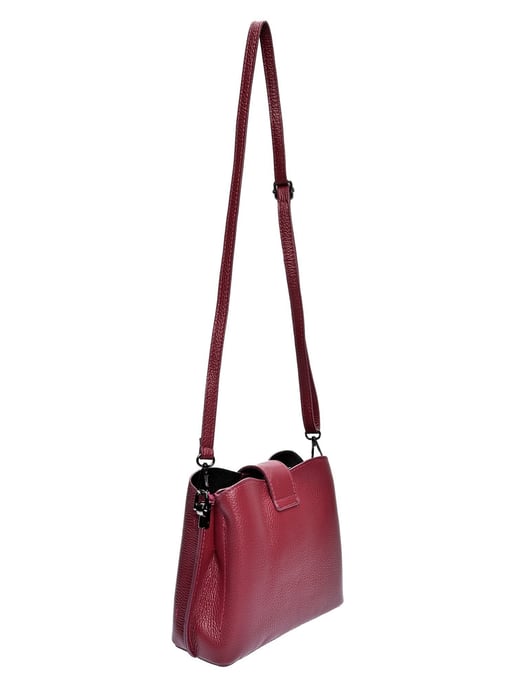 Luisa Vannini Weinfarbe Rindsledertasche - Image 2