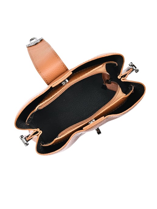 Luisa Vannini Braun Rindsledertasche - Image 4