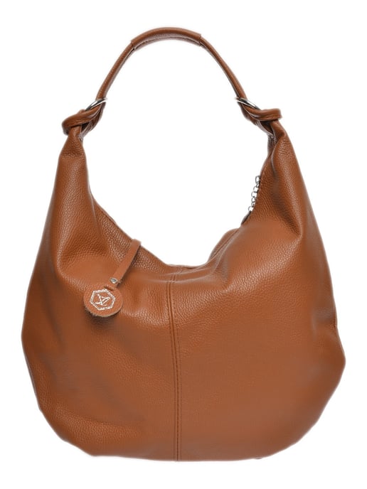 Luisa Vannini Braun Rindsledertasche - Image 1
