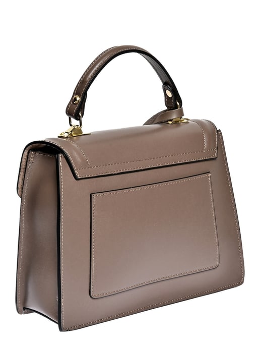 Luisa Vannini Beige Rindsledertasche - Image 2