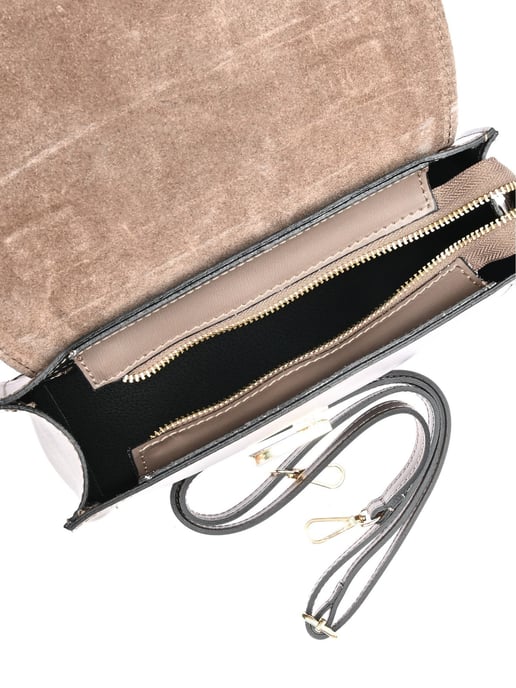 Luisa Vannini Beige Rindsledertasche - Image 4