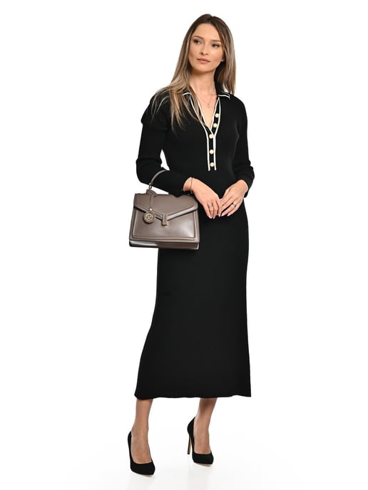 Luisa Vannini Beige Rindsledertasche - Image 5