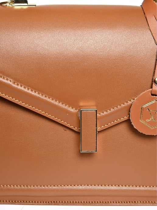 Luisa Vannini Braun Rindsledertasche - Image 3