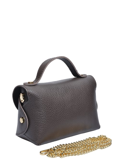 Anna Luchini Kastanienbraun Rindsledertasche - Image 2