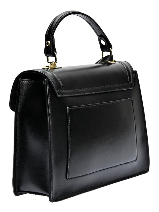 Luisa Vannini Schwarz Rindsledertasche - Image 2