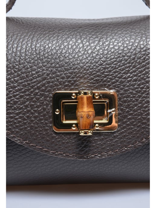 Anna Luchini Kastanienbraun Rindsledertasche - Image 3