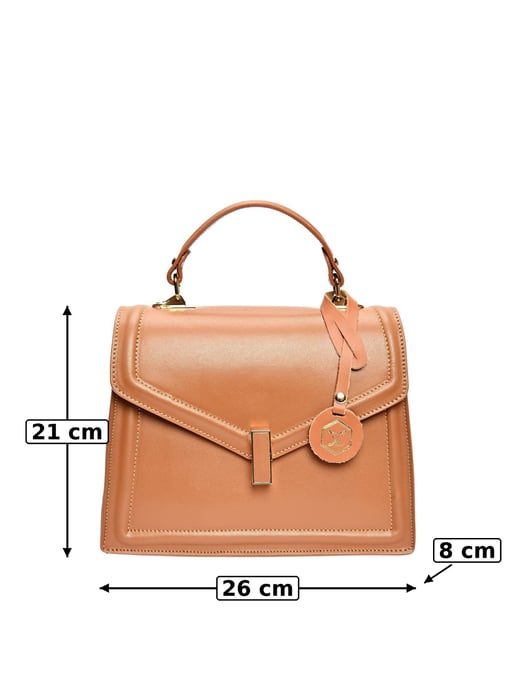 Luisa Vannini Braun Rindsledertasche - Image 6