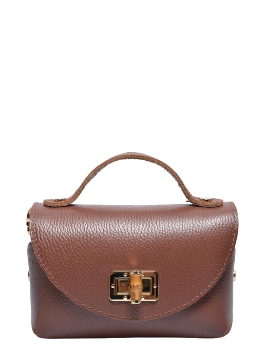 Anna Luchini Kastanienbraun Rindsledertasche - Image 1