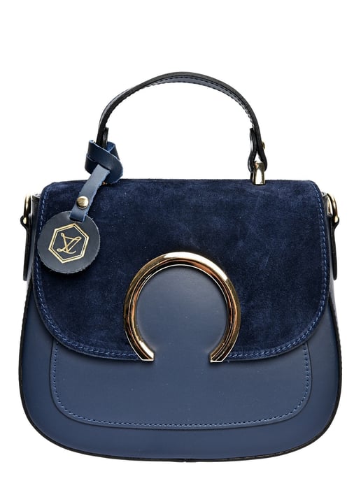 Luisa Vannini Blau Rindsledertasche - Image 1