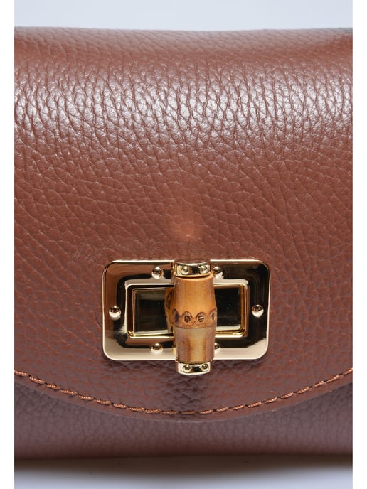 Anna Luchini Kastanienbraun Rindsledertasche - Image 3