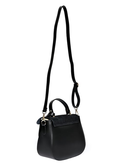 Luisa Vannini Schwarz Rindsledertasche - Image 2