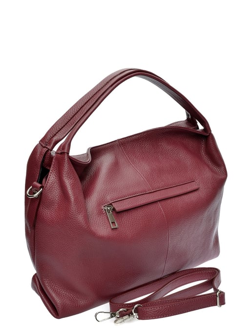 Luisa Vannini Weinfarbe Rindsledertasche - Image 2