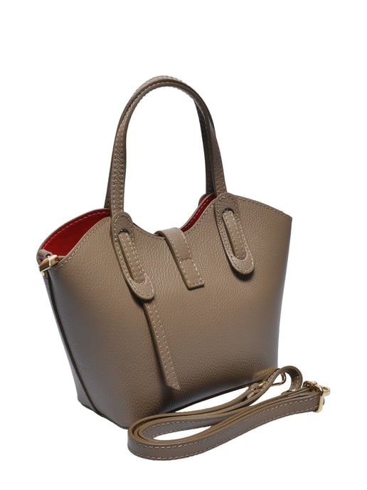 Anna Luchini Beige Rindsledertasche - Image 2