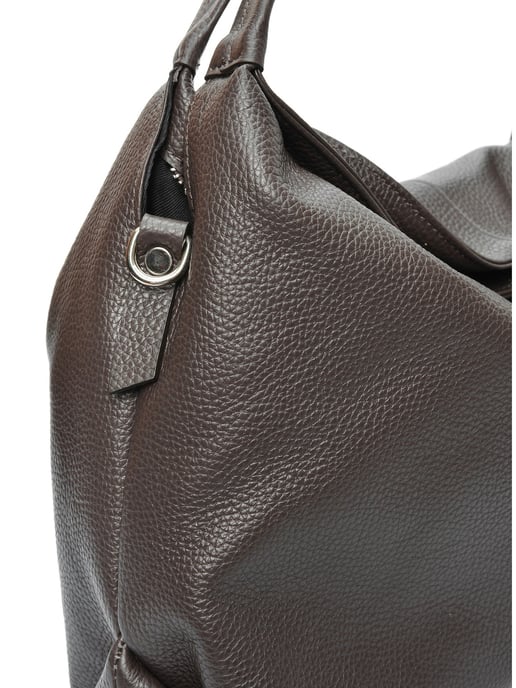 Luisa Vannini Kastanienbraun Rindsledertasche - Image 3