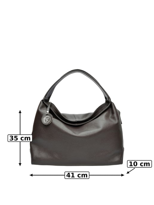 Luisa Vannini Kastanienbraun Rindsledertasche - Image 6