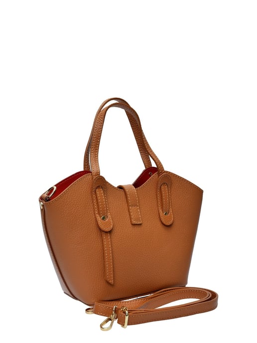 Anna Luchini Braun Rindsledertasche - Image 2