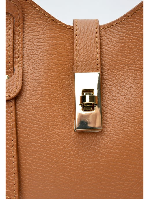 Anna Luchini Braun Rindsledertasche - Image 3