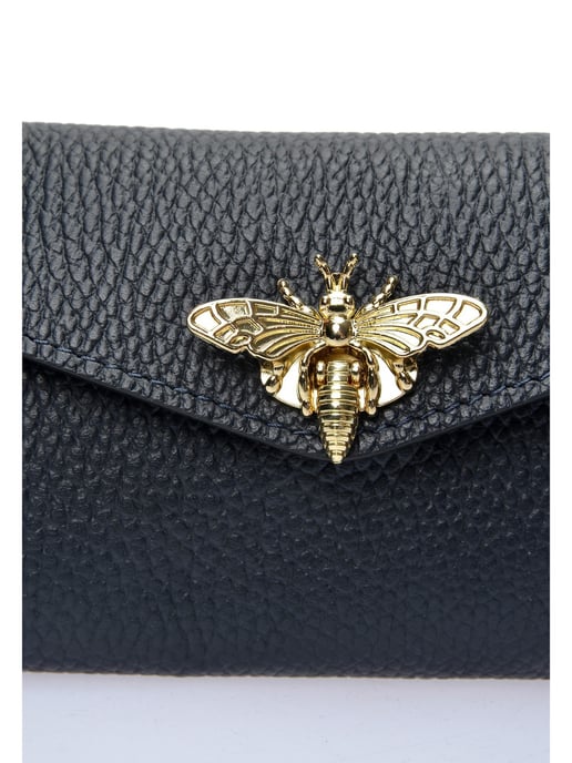 Anna Luchini Blau Rindsledertasche - Image 3