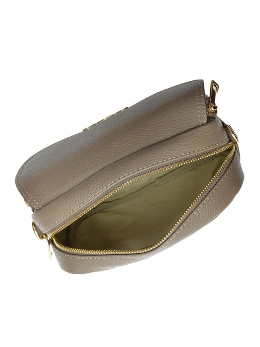 Luisa Vannini Beige Rindsledertasche - Image 4