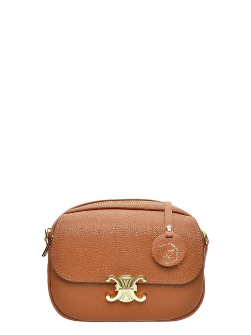 Luisa Vannini Braun Rindsledertasche - Image 1