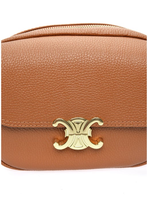 Luisa Vannini Braun Rindsledertasche - Image 3
