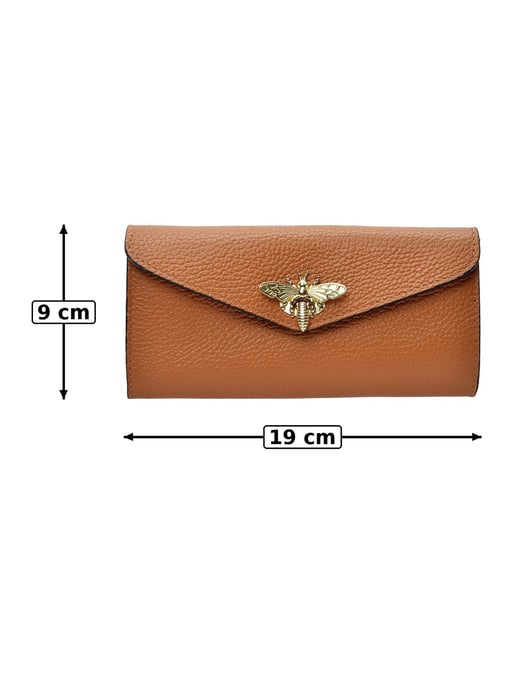 Anna Luchini Braun Rindsledertasche - Image 5