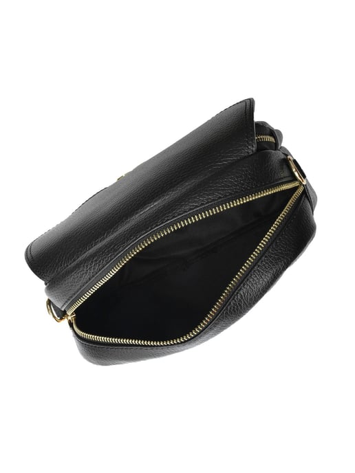 Luisa Vannini Schwarz Rindsledertasche - Image 4