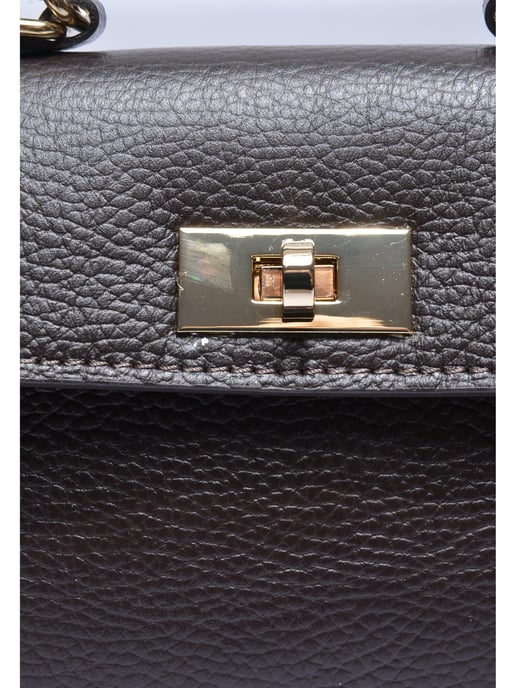 Luisa Vannini Kastanienbraun Rindsledertasche - Image 3