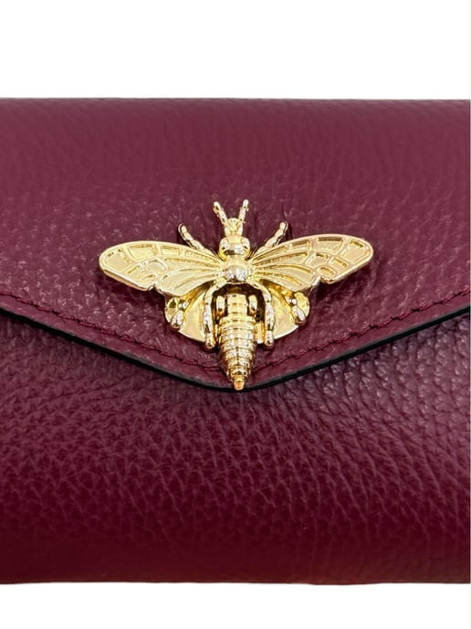 Anna Luchini Weinfarbe Rindsledertasche - Image 3