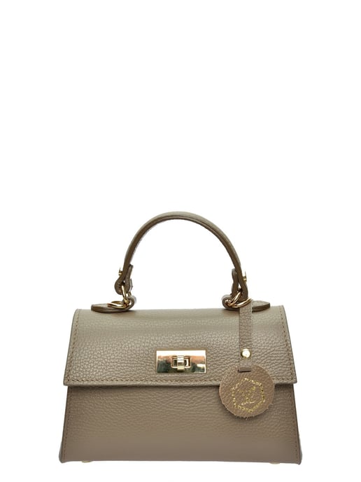 Luisa Vannini Beige Rindsledertasche - Image 1