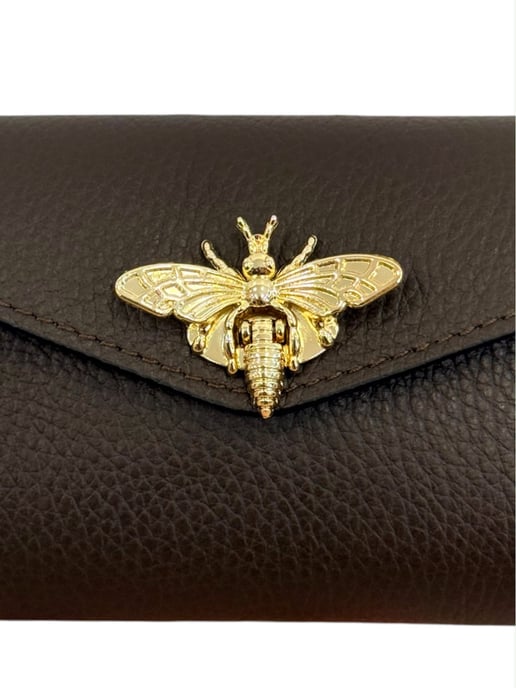 Anna Luchini Kastanienbraun Rindsledertasche - Image 3