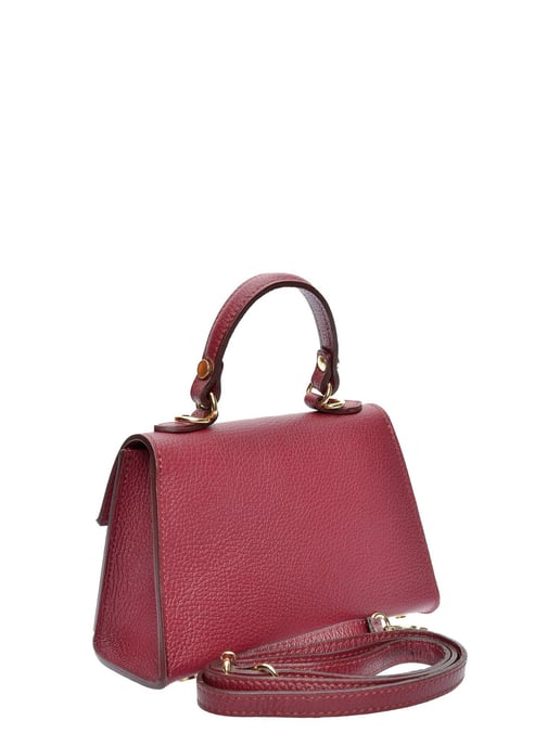 Luisa Vannini Weinfarbe Rindsledertasche - Image 2