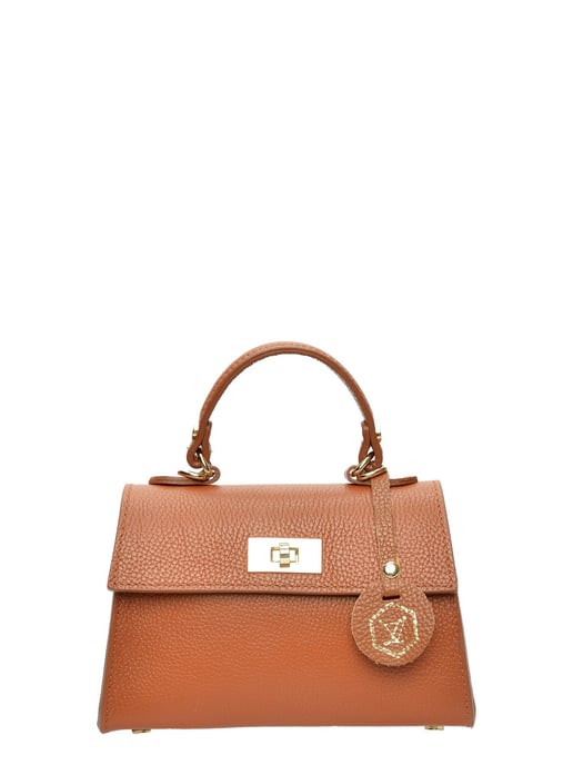 Luisa Vannini Braun Rindsledertasche - Image 1