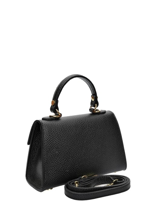 Luisa Vannini Schwarz Rindsledertasche - Image 2