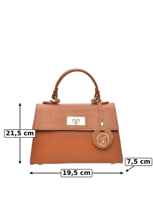 Luisa Vannini Braun Rindsledertasche - Image 6