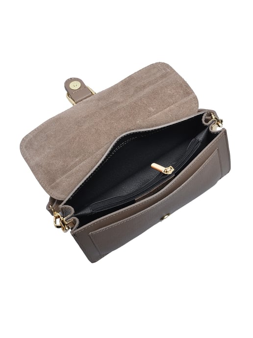 Anna Luchini Beige Rindsledertasche - Image 4